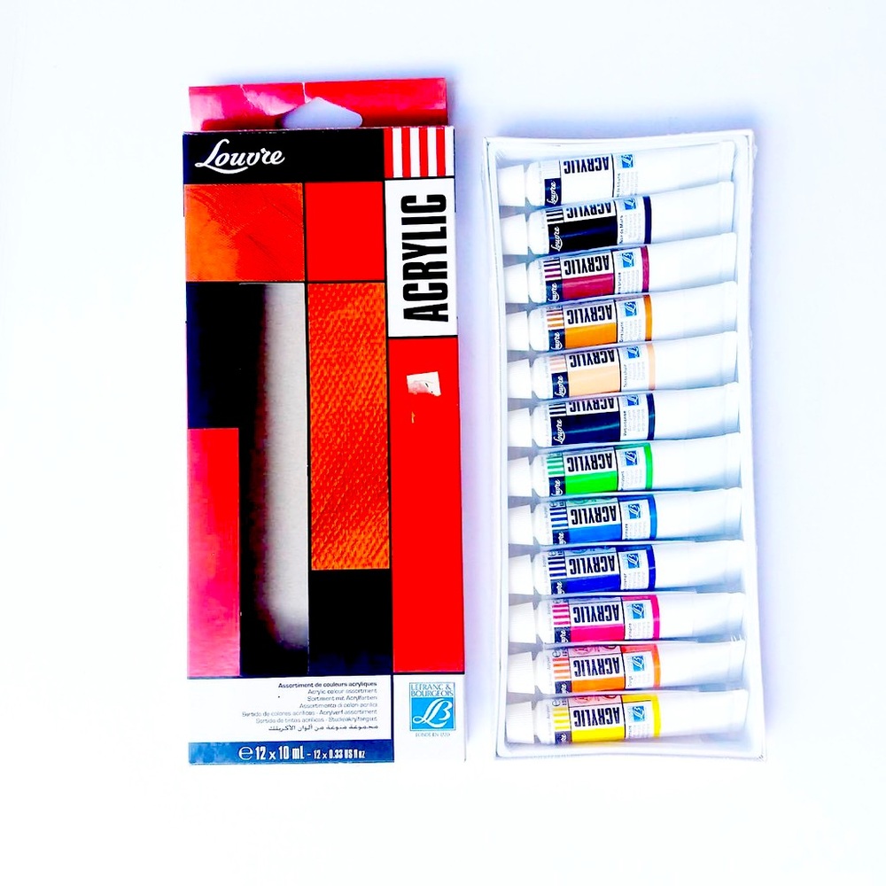 LEFRANC & BOURGEOIS LOUVRE ACRYLIC SET OF 12X10ML